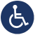 Wheelchair icon Wheelchair icon